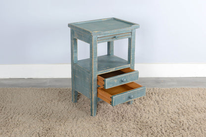 Marina - 27" Height Side Table - Sea Grass