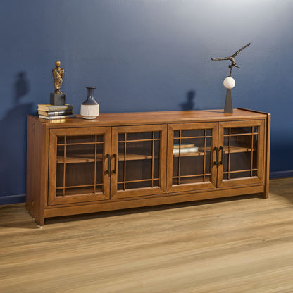 Lincoln - Entertainment Base - Warm Walnut