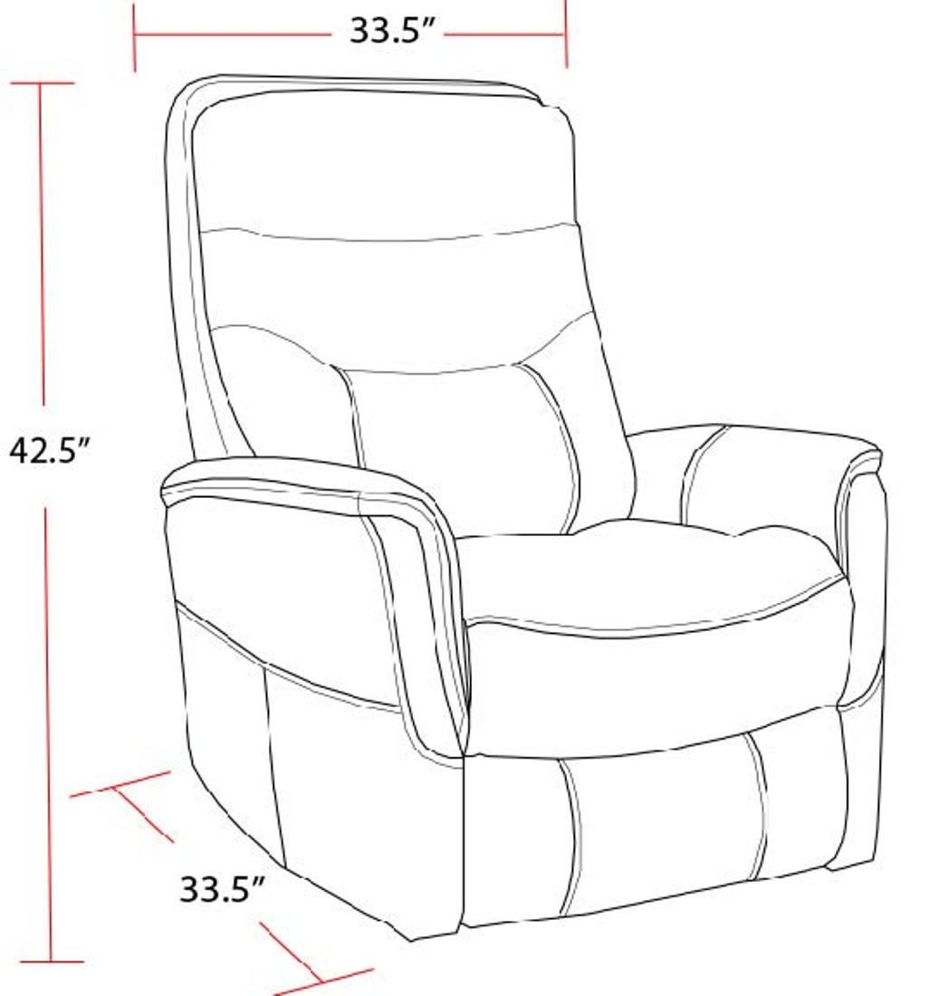 Gemini - 33.5" Swivel Glider Recliner (Set of 2)
