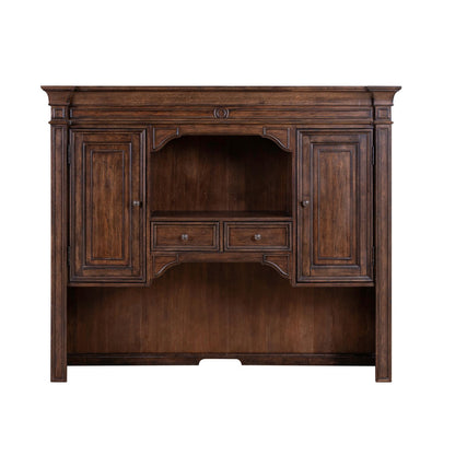 Providence Park - Jr Executive Credenza Hutch - Chateau Brown