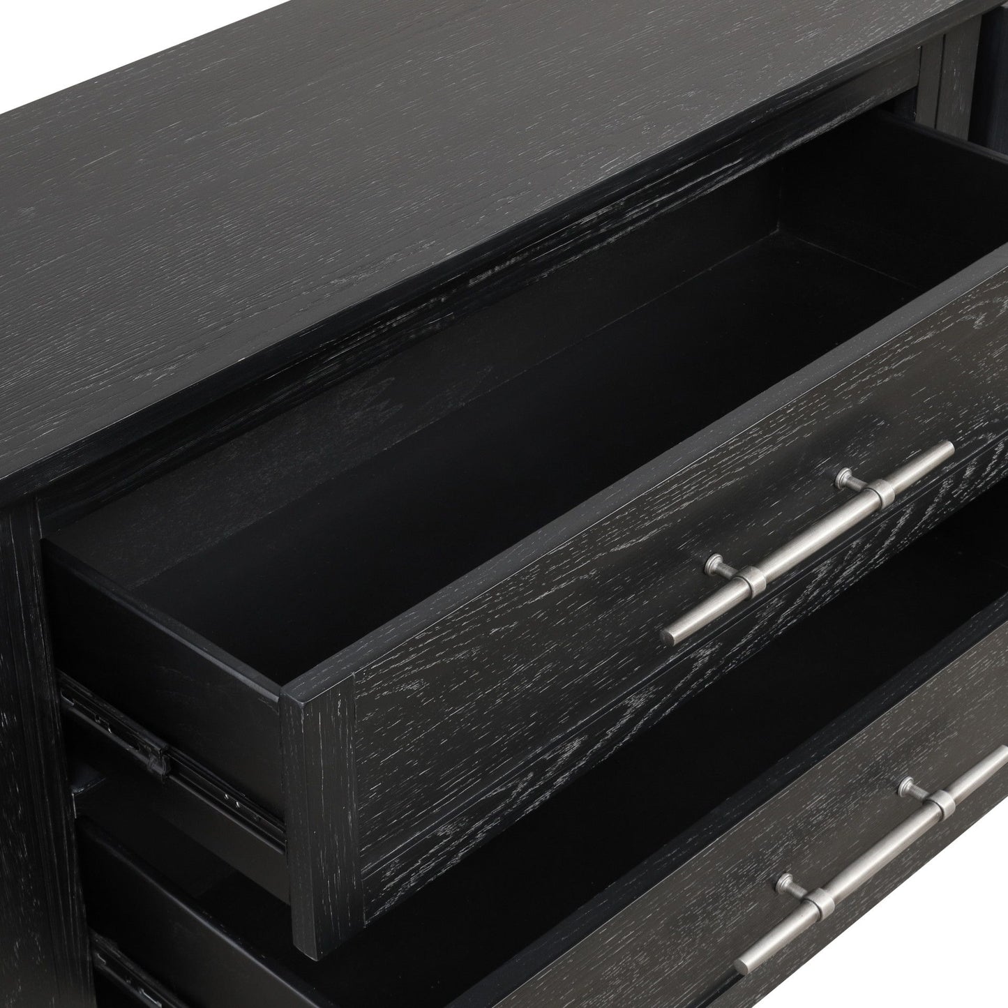 Sable Crest - Drop Leaf Server - Black