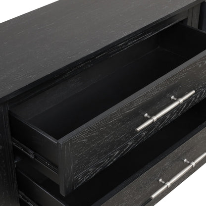 Sable Crest - Drop Leaf Server - Black