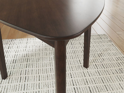 Mallenette - Triangle Dining Room Table - Merlot