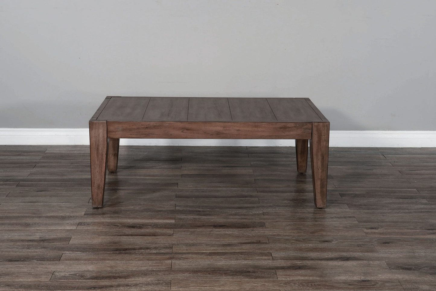 Doe Valley - Mahogany Wood Coffee Table - Taupe Brown