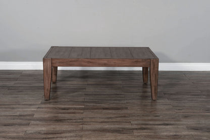 Doe Valley - Mahogany Wood Coffee Table - Taupe Brown