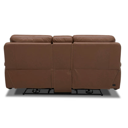 Cameron - Loveseat With Console P3 & ZG - Saddle