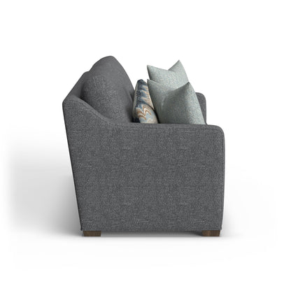 Milo - Fabric Two-Cushion Sofa With Nailhead Trim