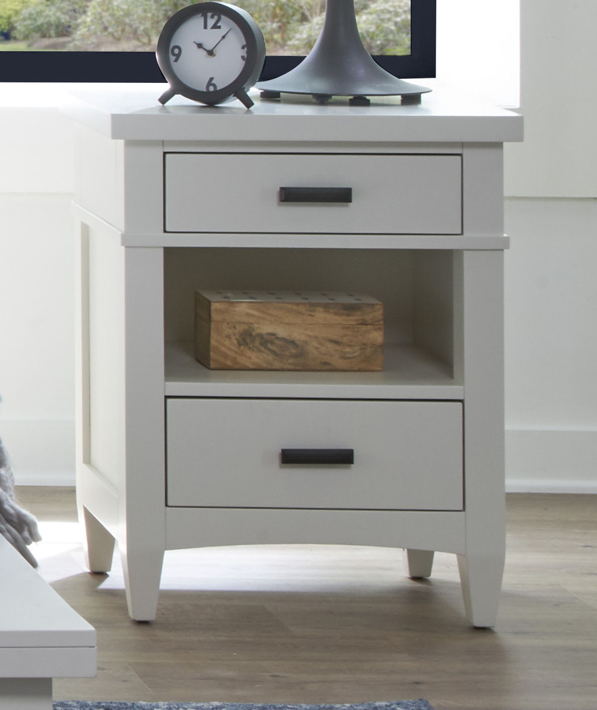 Americana Modern Bedroom - 2 Drawer Nightstand