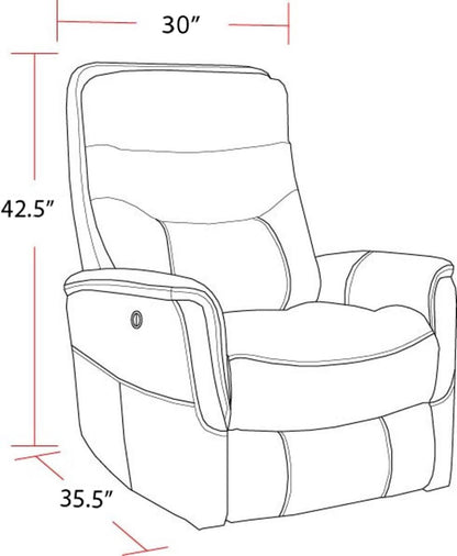 Gemini - Power Swivel Glider Recliner (Set of 2)