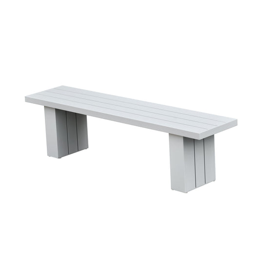 Nash - Outdoor Dining Bench - Buff