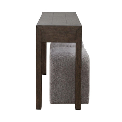 Cascade Falls - 3 Piece Set - Satin Espresso / Gray