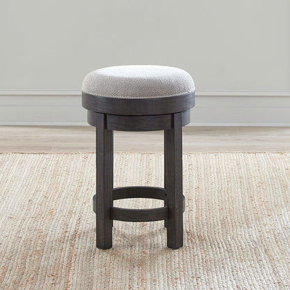 Weston - Upholstered Swivel Console Stool (RTA) - Brown