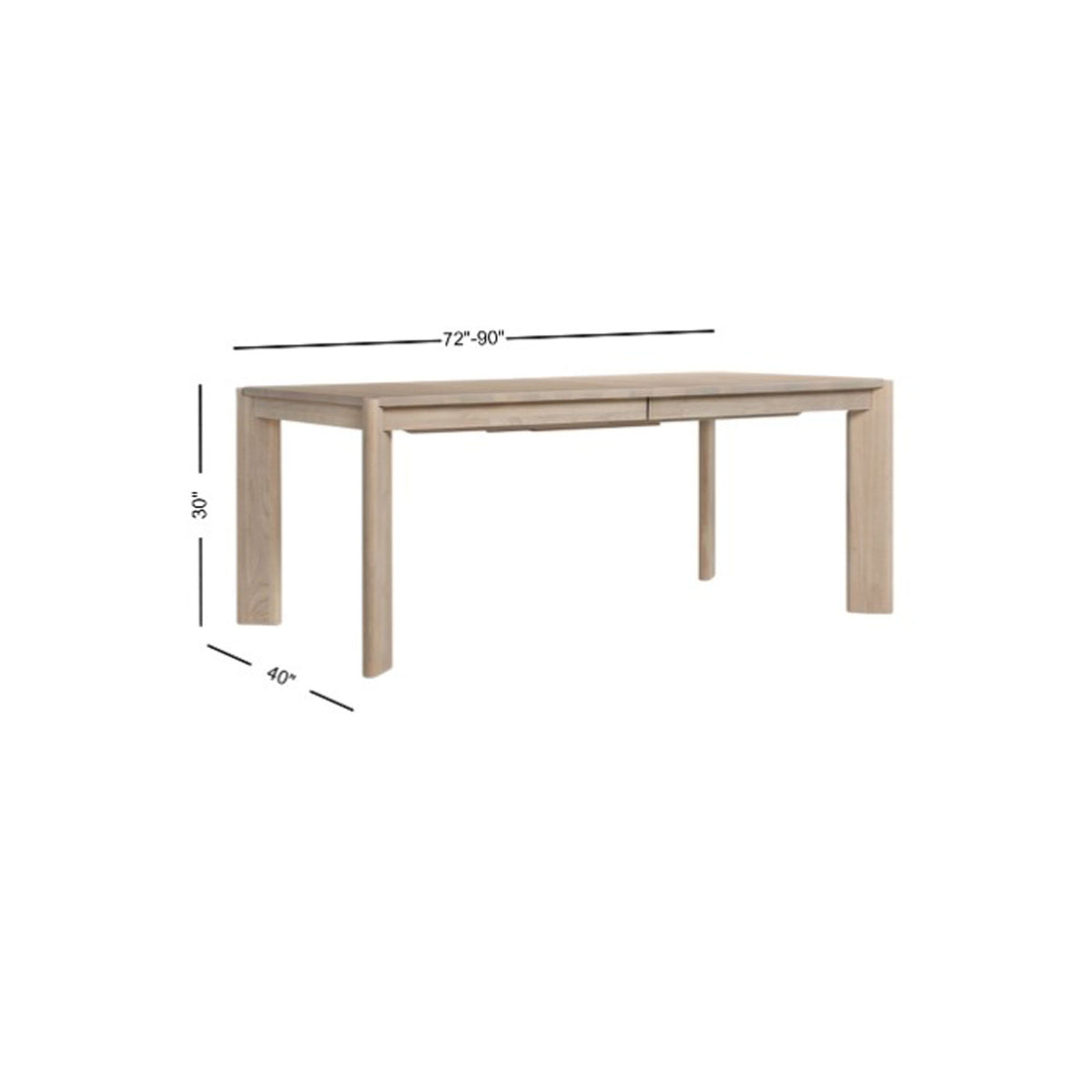 West End - Fin Leg Butterfly Table