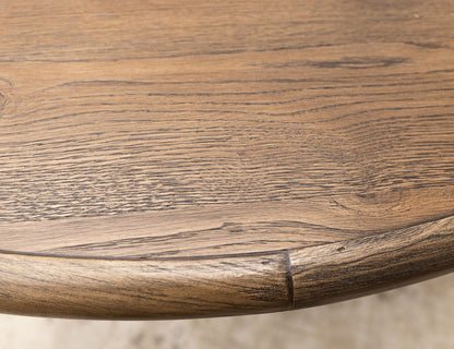 Novus Lodge - Round Table - Walnut Brown