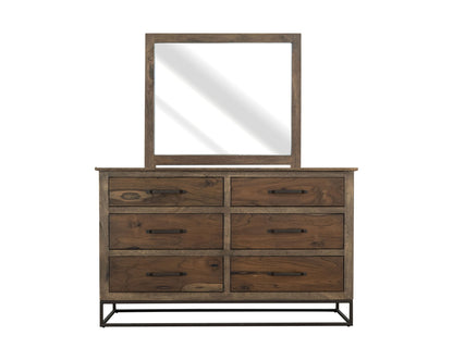 Natural Teca - Mirror - Brown