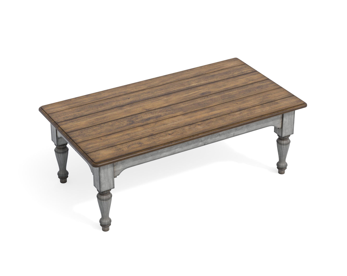 Plymouth - Rectangular Coffee Table - Gray