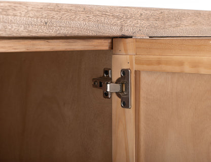 Atenas - Console With 4 Drawer And 2 Doors - Brown