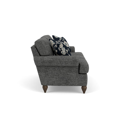 Moxy - Fabric Sofa, T-Shaped Seat Cushion, Rolled Arms