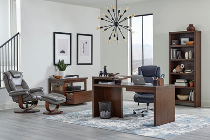 Monarch - Manual Reclining Swivel Chair and Ottoman