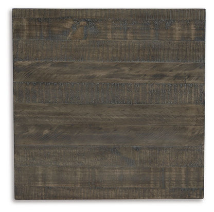 Havalance - Square End Table - White / Gray