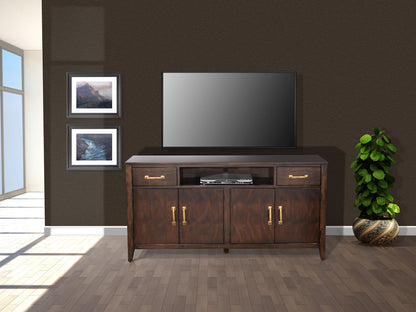 Coffee Brown Media Console - Coffee Bean
