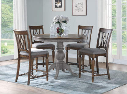 Plymouth - Round Counter Table - Gray