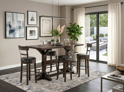 Homestead - Rectangular Pub Table - Tobacco Leaf