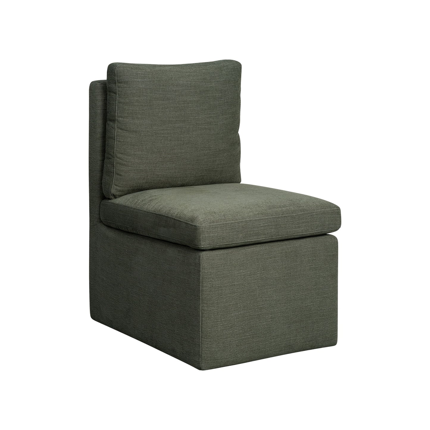Upholstered Dining Chair Pillow Back