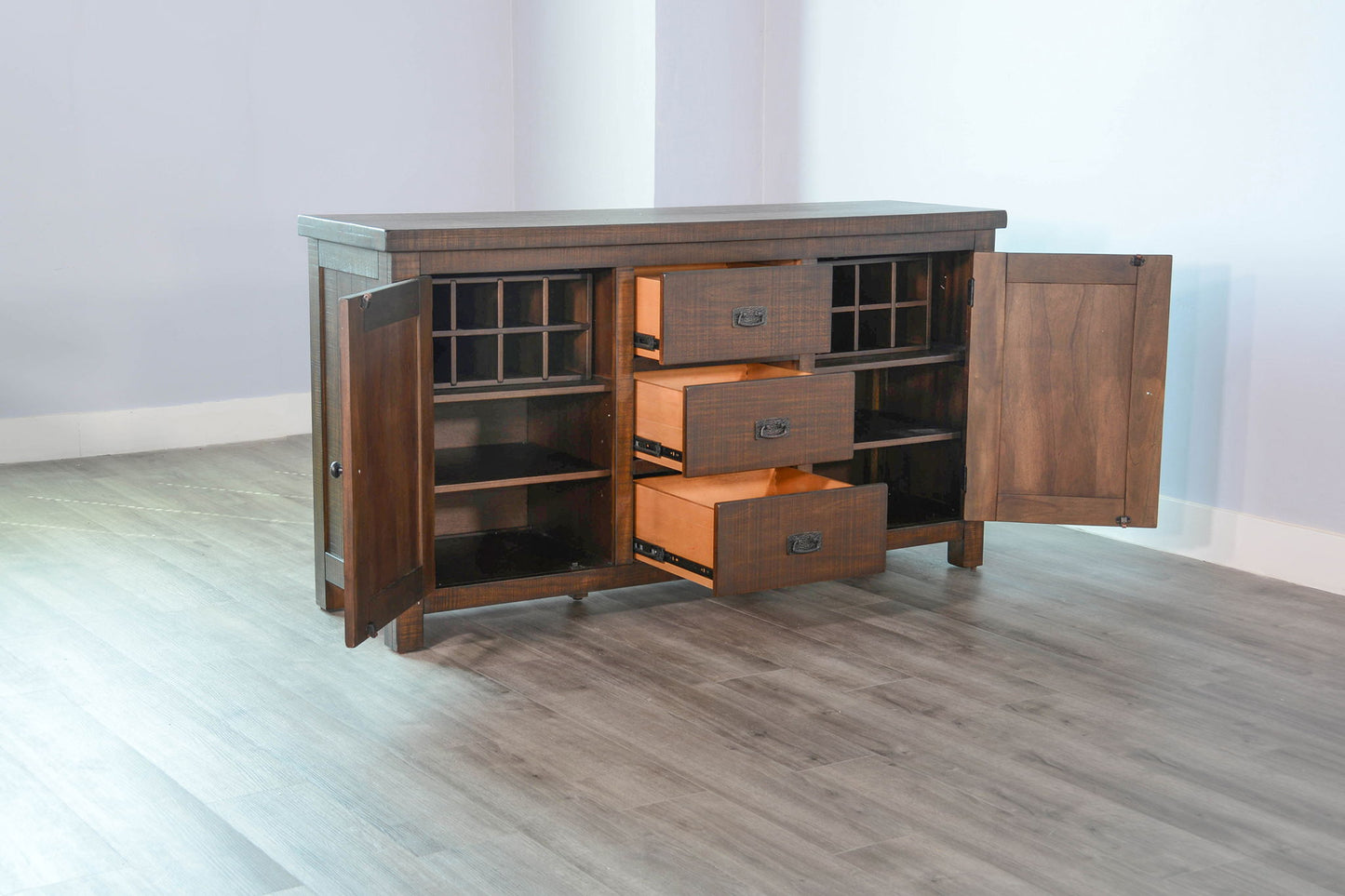 Homestead - Dining Wood Buffet - Tobacco Leaf