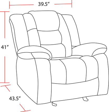 Bolton - Glider Reclining Sofa Set