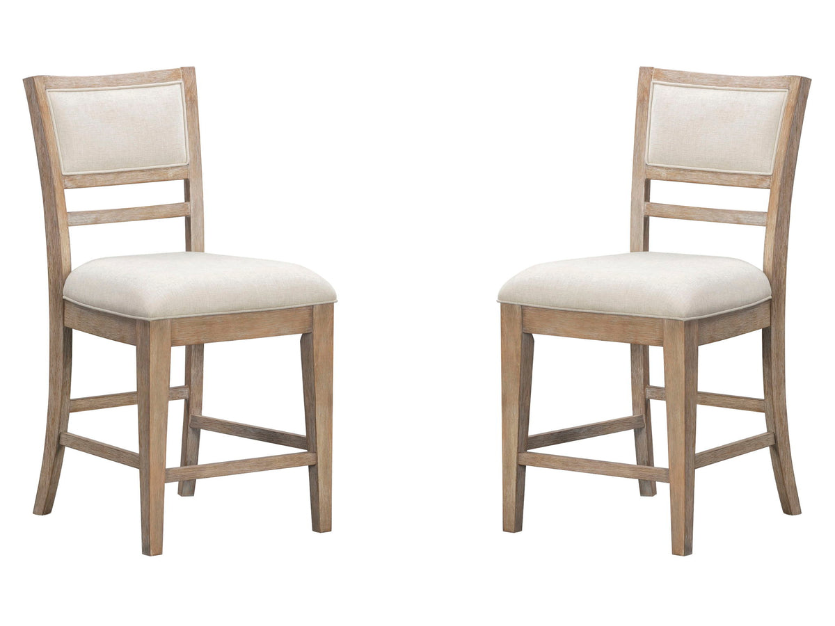 Breckenridge - Dining Upholstered Counter Chair (Set of 2) - Brown