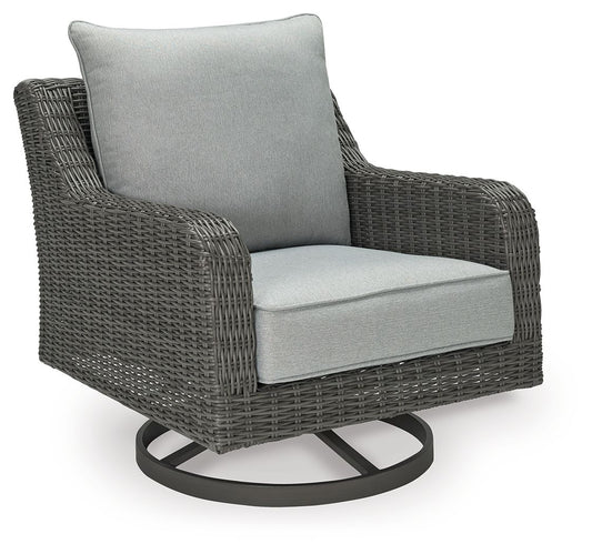 Elite Park - Swivel Lounge w/ Cushion - Gray