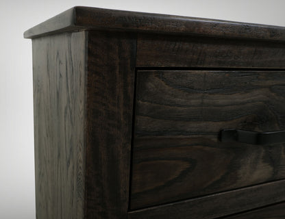 Dark Teak - Nightstand - Oil Black