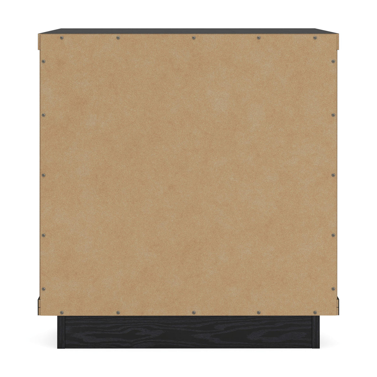 Kozmour - Two Drawer Night Stand - Black / Brown