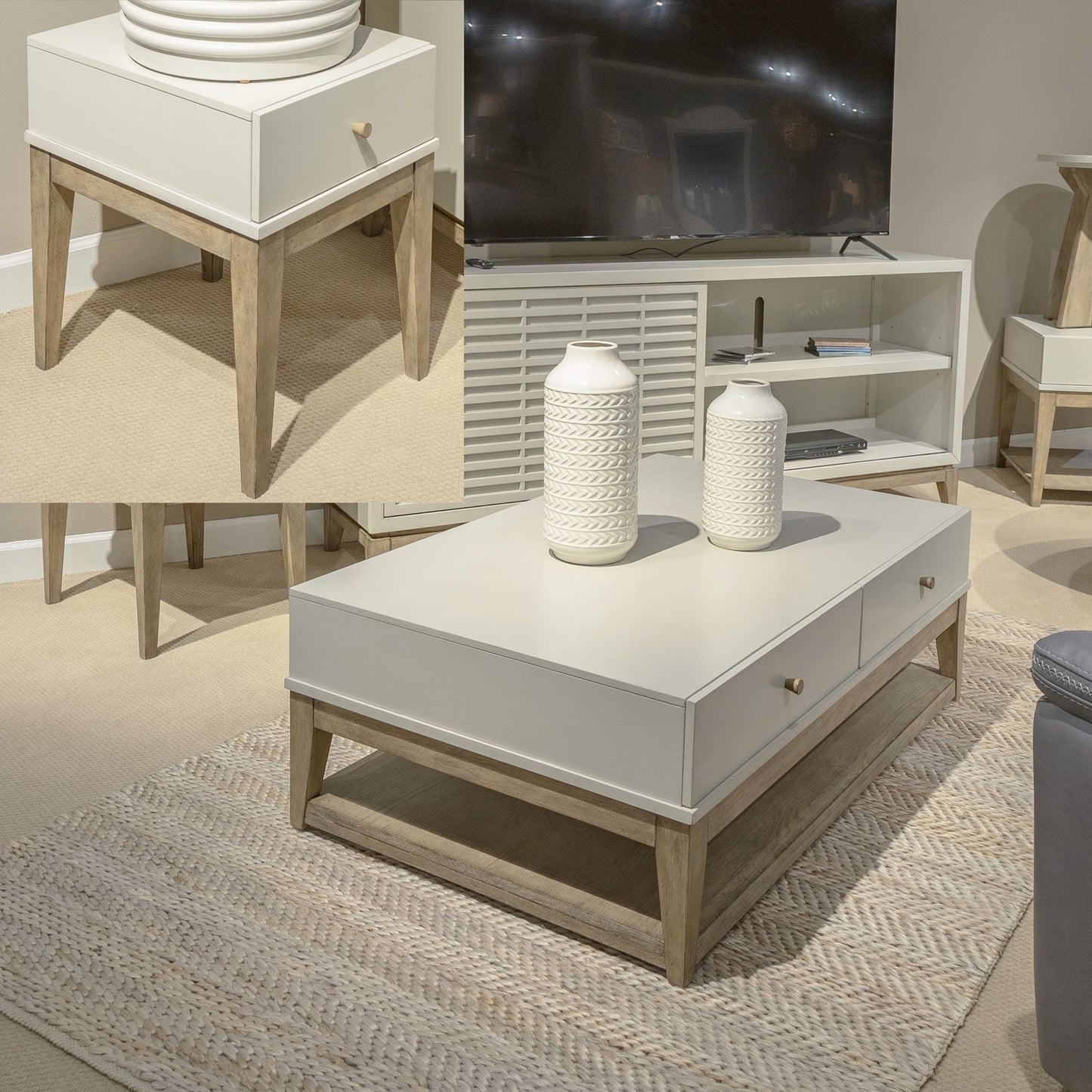 Berkley Square - 3 Piece Set - Linen & Khaki