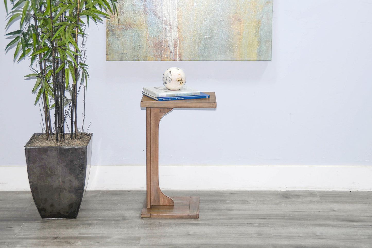 Arizona - Sofa Mate Table - Weathered Brown