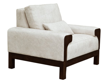 Raramuri - Armchair - White / Dark Brown