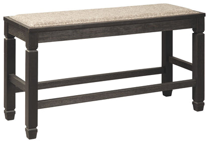 Tyler Creek - DBL Counter UPH Bench  - Antique Black