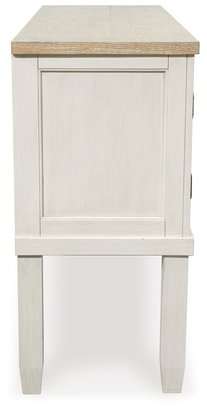 Shaybrock - Antique White / Brown - Dining Room Server