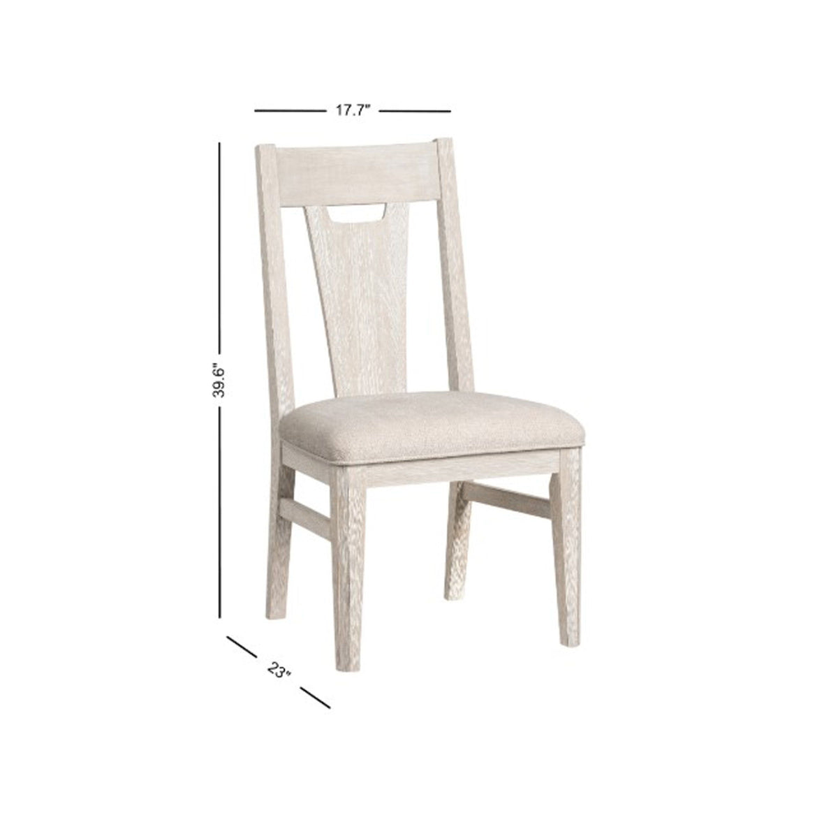 Carlson - Splat Side Chair - Washed Linen