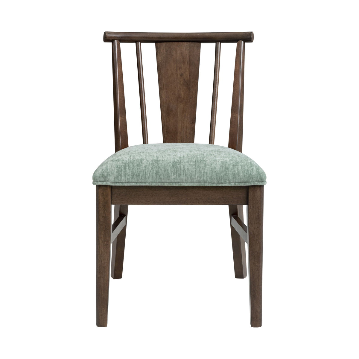 West End - Spindle Chair With Sage Green Seat