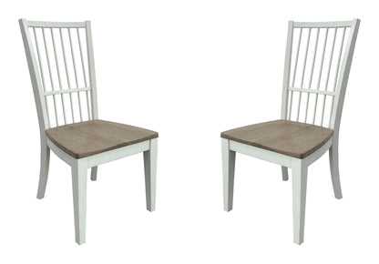 Americana Modern Dining - Spindle Back Dining Chair (Set of 2) - Cotton