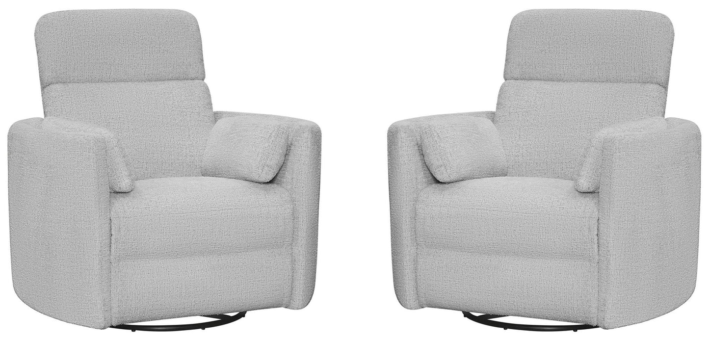 Radius - Manual Swivel Recliner (Set of 2)