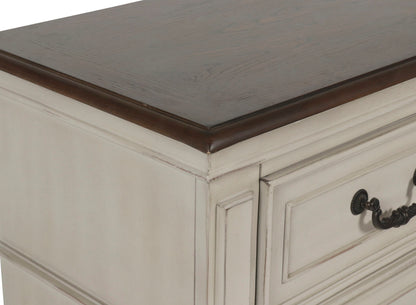 Anastasia - Nightstand - Antique White