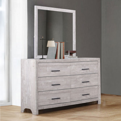 Biscayne  - Dresser & Mirror - Gray
