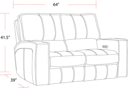 Rockford - Power Reclining Sofa Set