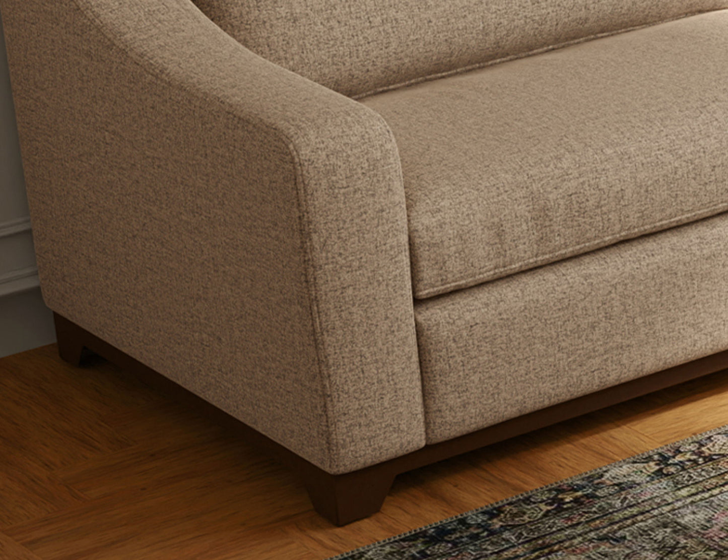 Natural Parota - Sofa - Capuccino Brown