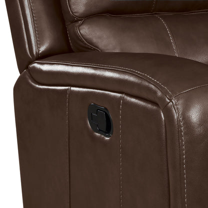 Linton - Leather Sofa With dual Recliner