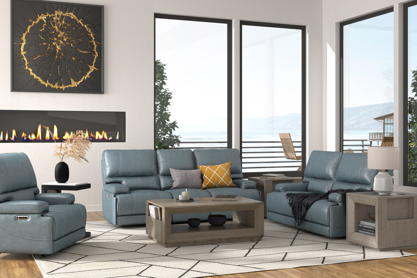 Whitman - Power Cordless Loveseat