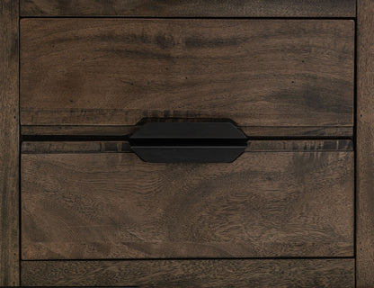 Mita - Chairside Table - Cedar Brown